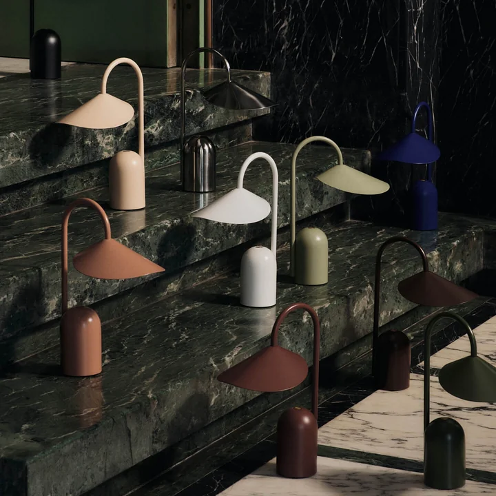 Ferm Living - Arum Lampes de table à LED rechargeables