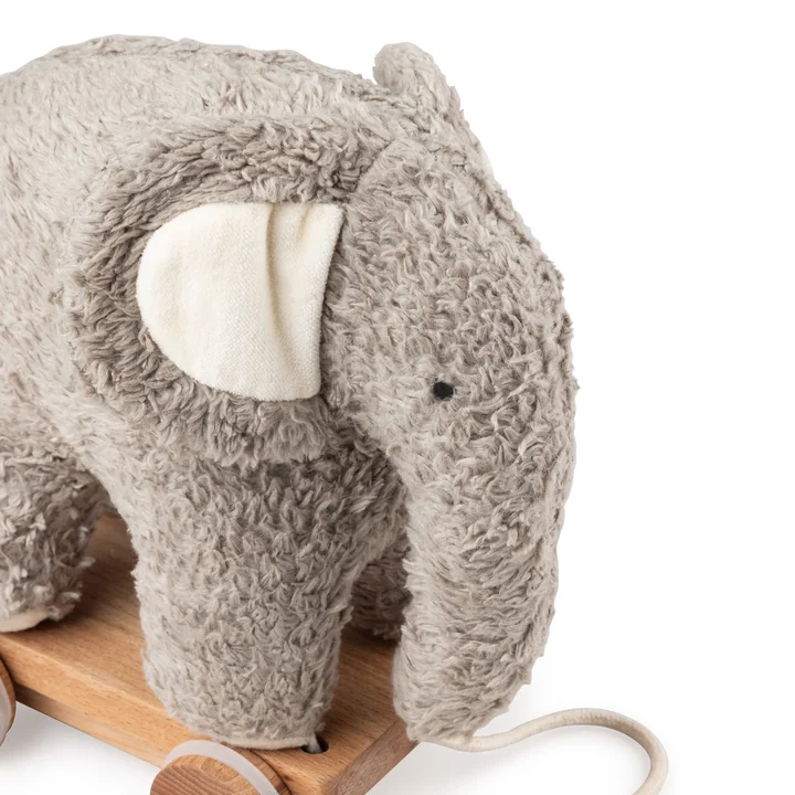 Sebra - Peluche à tirer Fanto l'éléphant, gris