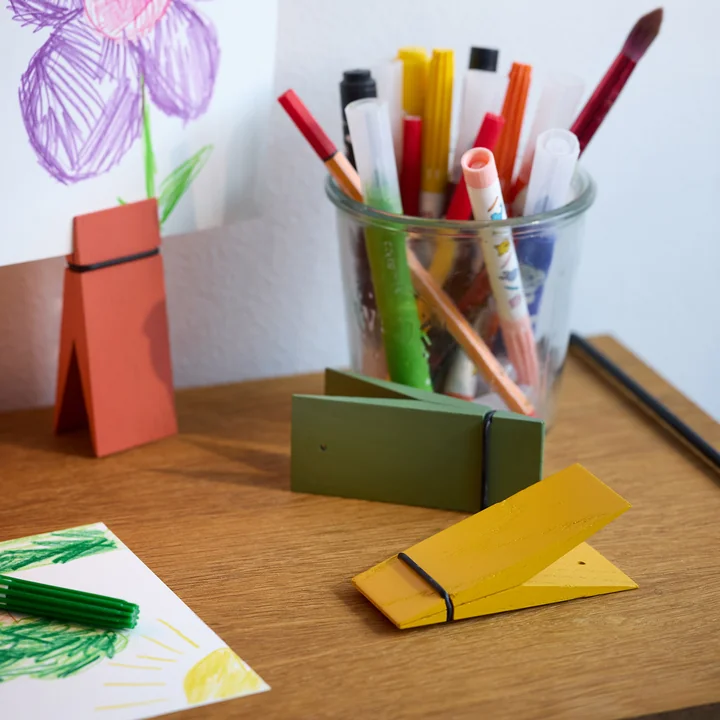 Moebe - Pinch Pince à décorer, vert, jaune, rose