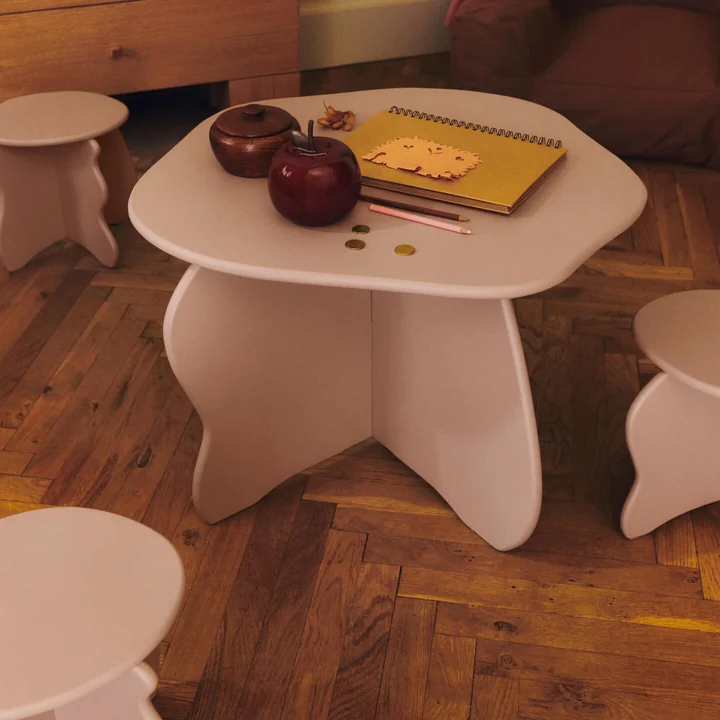 Ferm Living - Slope Table pour enfants, rose