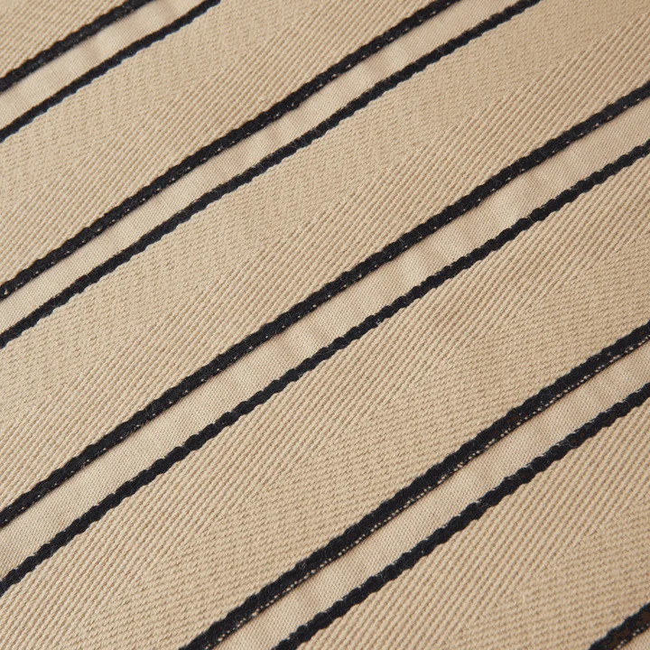 Ferm Living - traversin en sergé, 60 cm, cachemire / noir