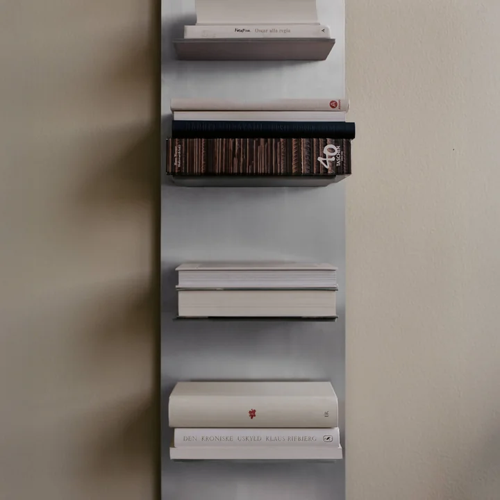 Ferm Living - Lager Tall Étagère murale, 25 x 170 cm, aluminium