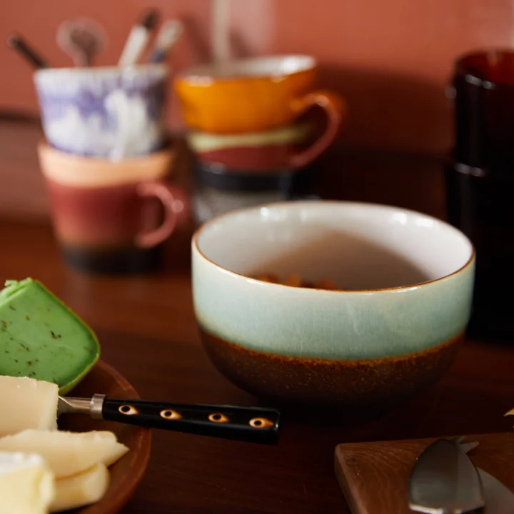 HKliving - 70's Plat à pâtes, Ø 13,5 cm, depths