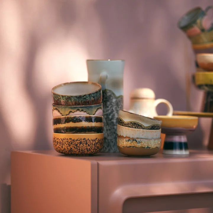 HKliving - 70's Coupe à dessert, Ø 12,5 cm