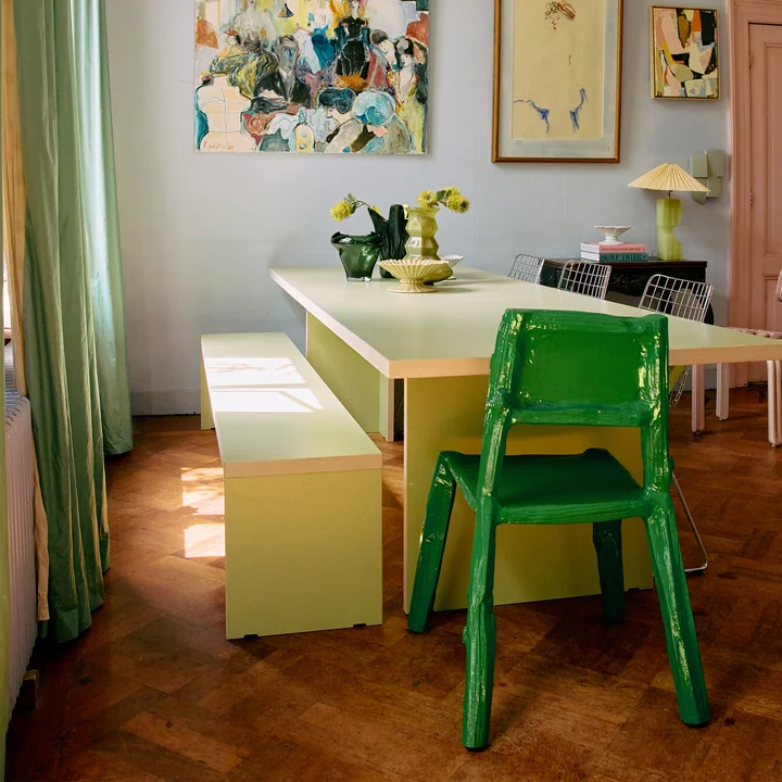 HKliving - Banc, pistachio