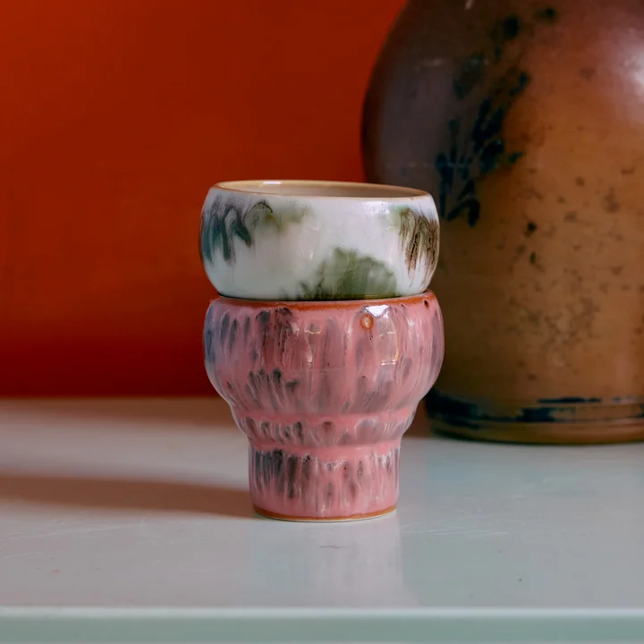 HKliving - 70's Tasse à espresso, lungo, expression (set de 2)