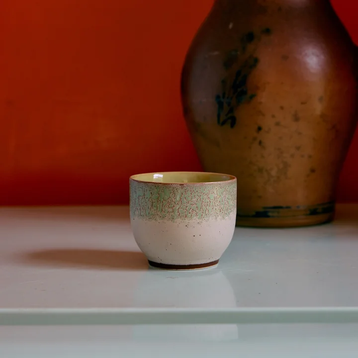 HKliving - 70's Tasse à café, 250 ml, chalk