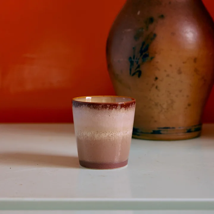 HKliving - 70's Tasse à café, 230 ml, bloom