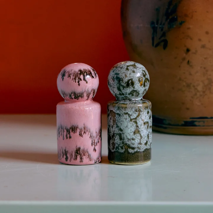 HKliving - 70's Salière et poivrière, baroque