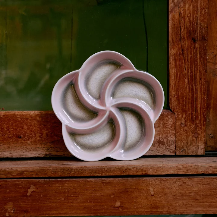 HKliving - 70's Plateau à snacks, Ø 20,3 cm, muse