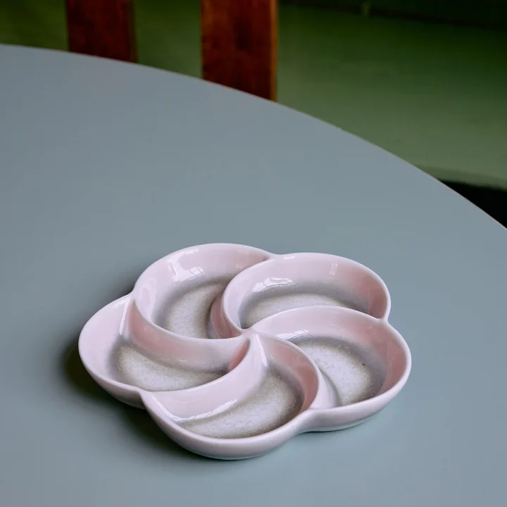 HKliving - 70's Plateau à snacks, Ø 20,3 cm, muse