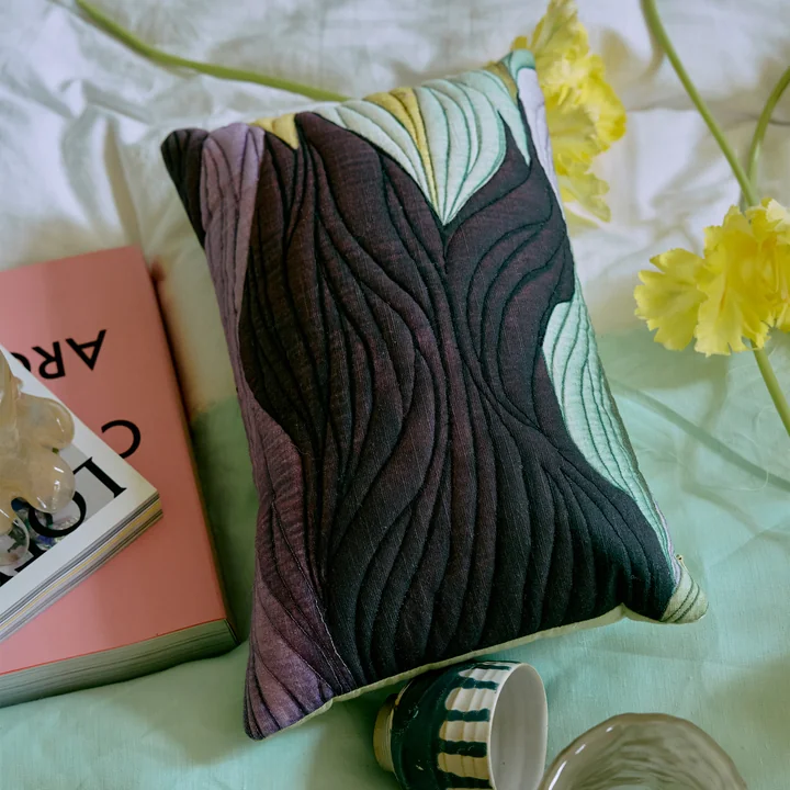 HKliving - Coussin, 50 x 30 cm, watercolours