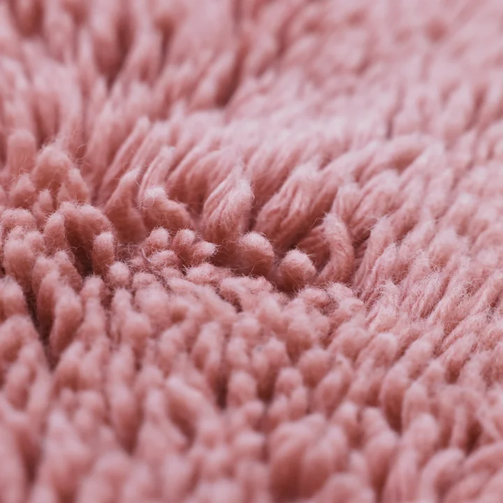 HKliving - Fluffy Tapis, 150 x 240 cm, rose