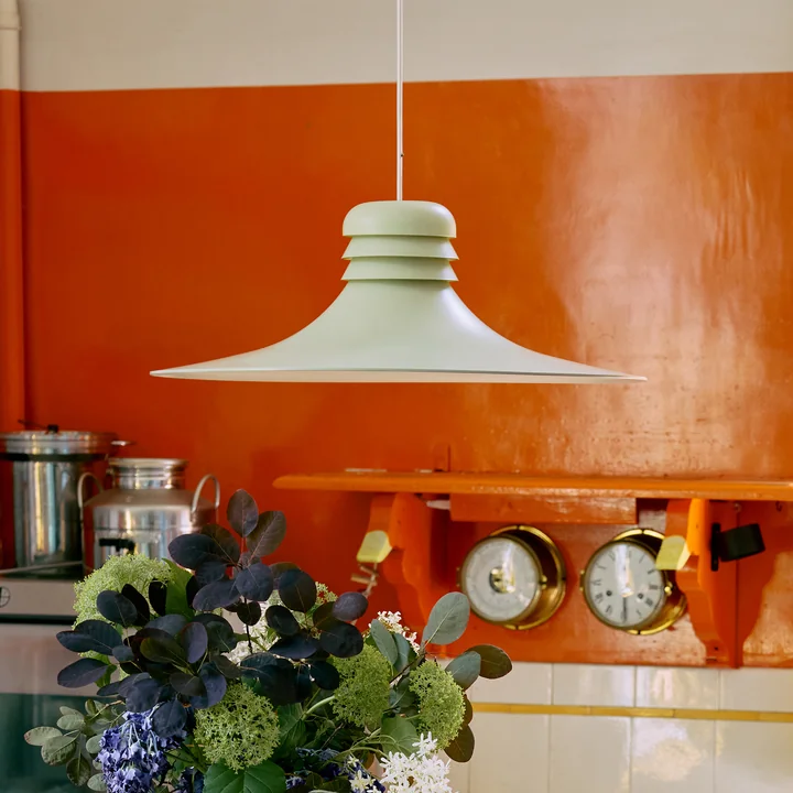 HKliving - Flare lampe à suspendre, menthe