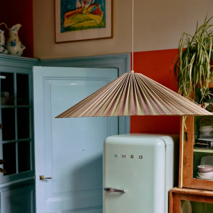 HKliving - Plisse Lampe suspendue, verdura