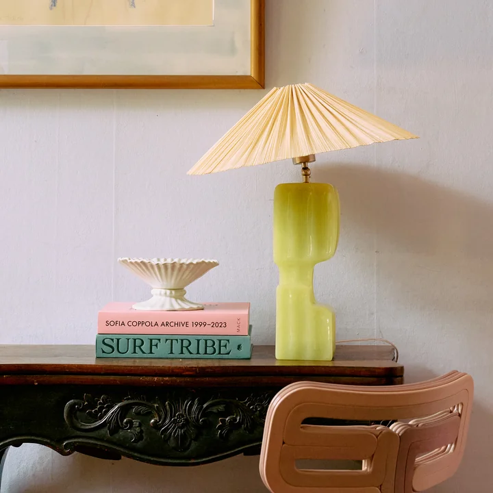 HKliving - Plisse Abat-jour, Ø 44 cm, ivory