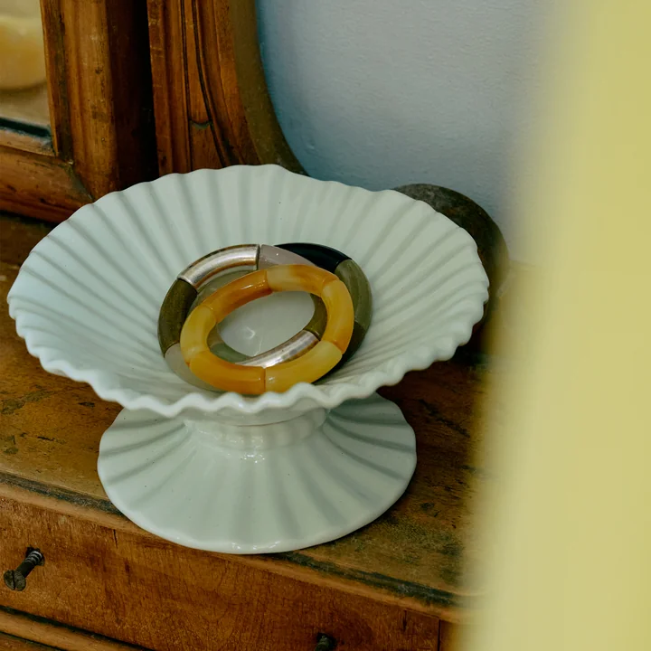 HKliving - New Classics Ribble bol avec pied, medium