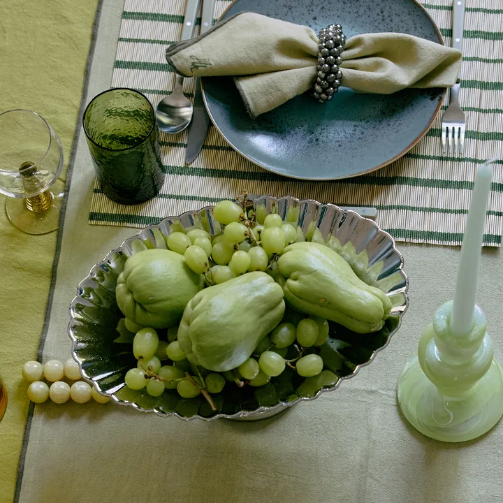 HKliving - New Classics Plateau, clean / chrome