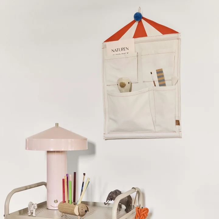OYOY Mini - Circus Rangement mural 1, clay / red