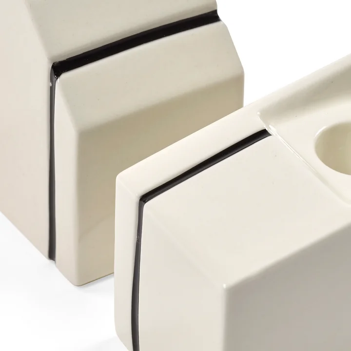 Serax - Silos Porte-bougies, blanc (set de 2)