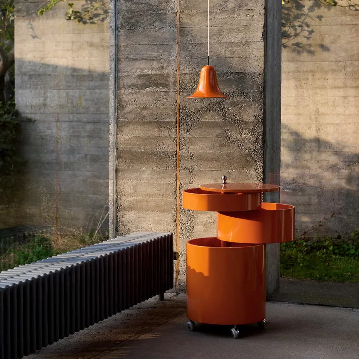 Verpan - Pantop Lampe suspendue, Ø 23 cm, vivid orange