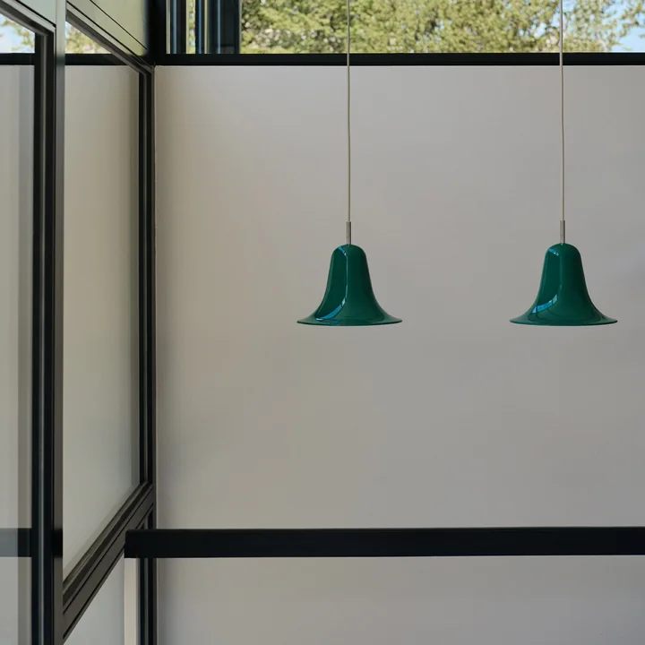 Verpan - Pantop Lampe suspendue, Ø 23 cm, dark teal