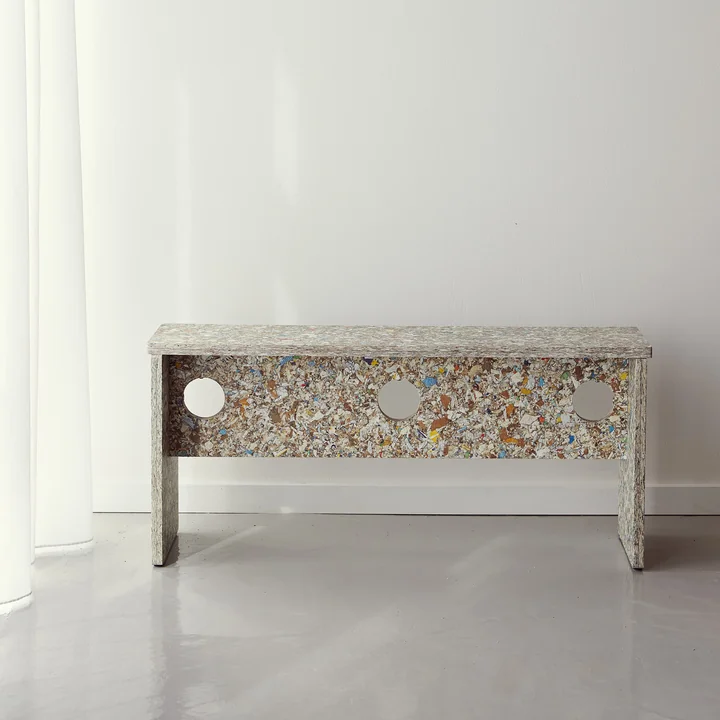 Form & Refine - Remake Banc, 95 cm, gris