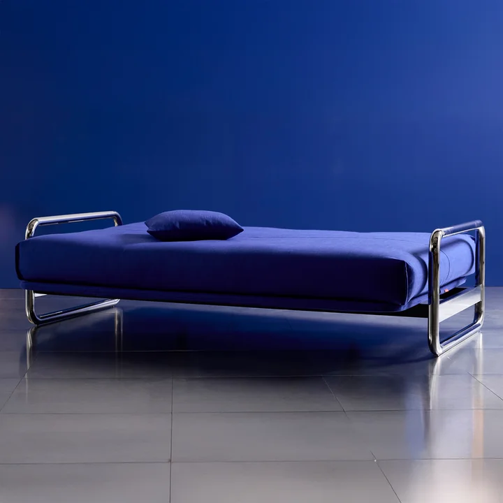Innovation Living - Lomira Classic Canapé-lit, matelas nordique inclus, 140 x 200 cm (512 Elegance Ultramarine)