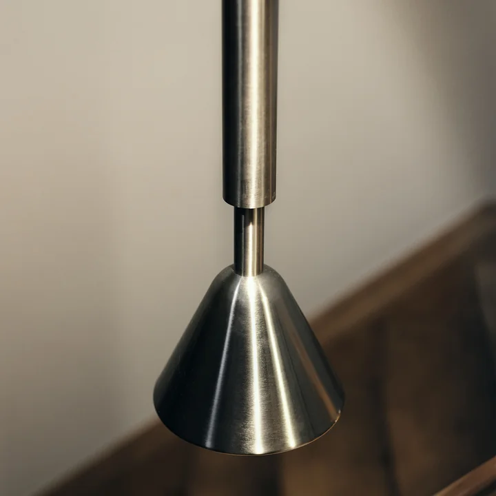 Petite Friture - Pyl LED Lampe à suspendre, Large, H 110 cm, gris