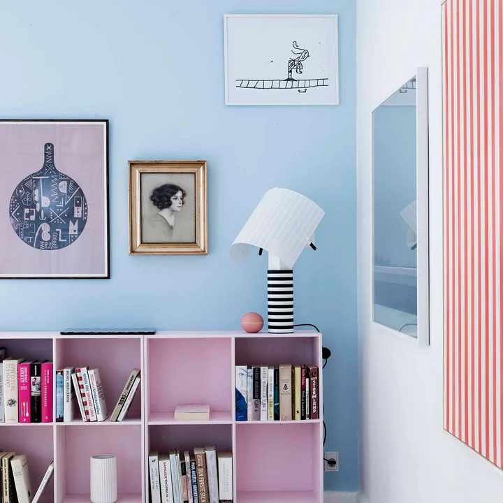 Shogun Tavolo - Lampe de table, blanc / noir de Artemide