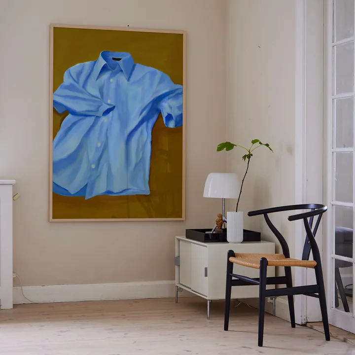 Paper Collective - Blue Shirt Poster , 100 x 140 cm