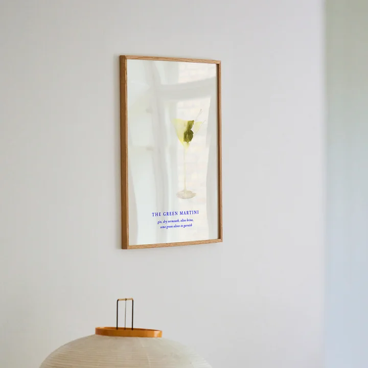 Paper Collective - The Green Martini Poster, 50 x 70 cm