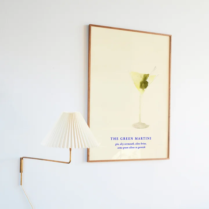 Paper Collective - The Green Martini Poster, 70 x 100 cm