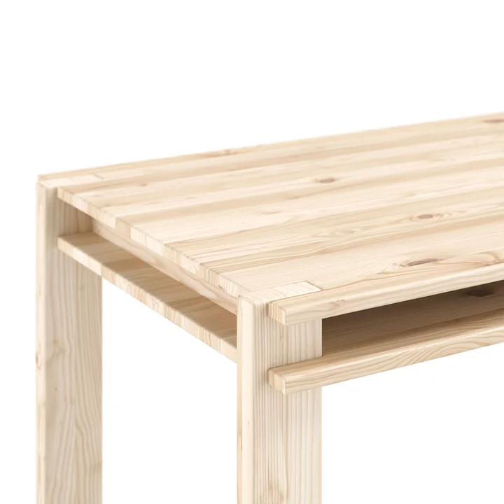 Karup Design - Tuck Table de salle à manger, 134 x 75 cm, pin naturel