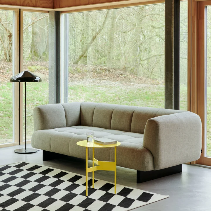 HAY - Quilton Lift Canapé 2 places, chêne noir / Tadao 0720