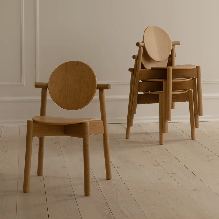 Umage - Heiko chaise, chêne