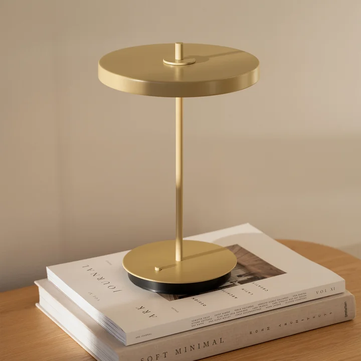 Umage - Asteria Move LED Lampe de table, monochrome, H 30,6 cm, butter yellow