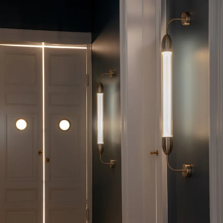 Umage - Lemon Squeeze Applique murale, Single, longue, laiton