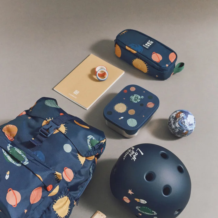 LIEWOOD - Boîte à lunch Arthur avec couvercle, universe / classic navy
