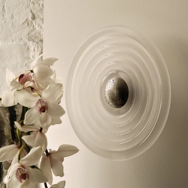 Tom Dixon - Press Surface LED Applique murale, Large, givrée