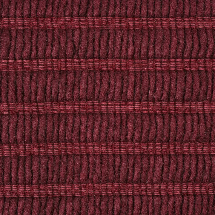Tom Dixon - Ridge coussin, 45 x 45 cm, bordeaux