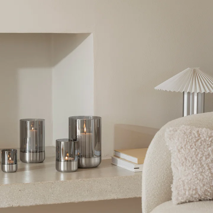 Taite Lampe de table, lily white de Blomus