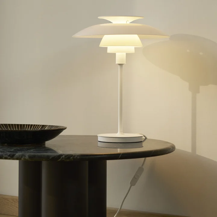 Louis Poulsen - PH80 lampe de table, blanc opalin / blanc