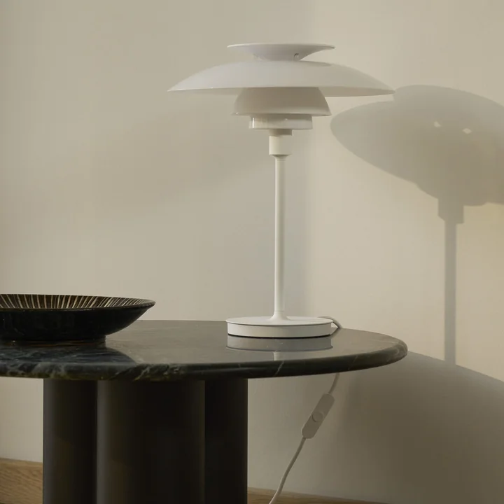 Louis Poulsen - PH80 lampe de table, blanc opalin / blanc