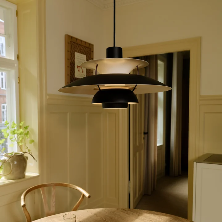 Louis Poulsen - PH 5 lampe suspendue, noir (Black Edition 2025)