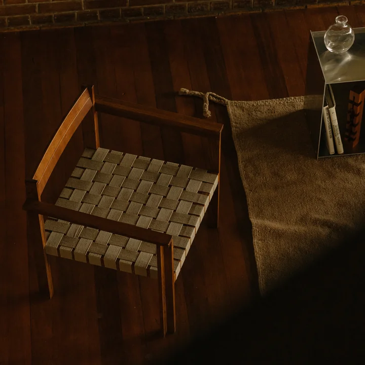 Frama - Symmetry fauteuil, frêne miel / oat