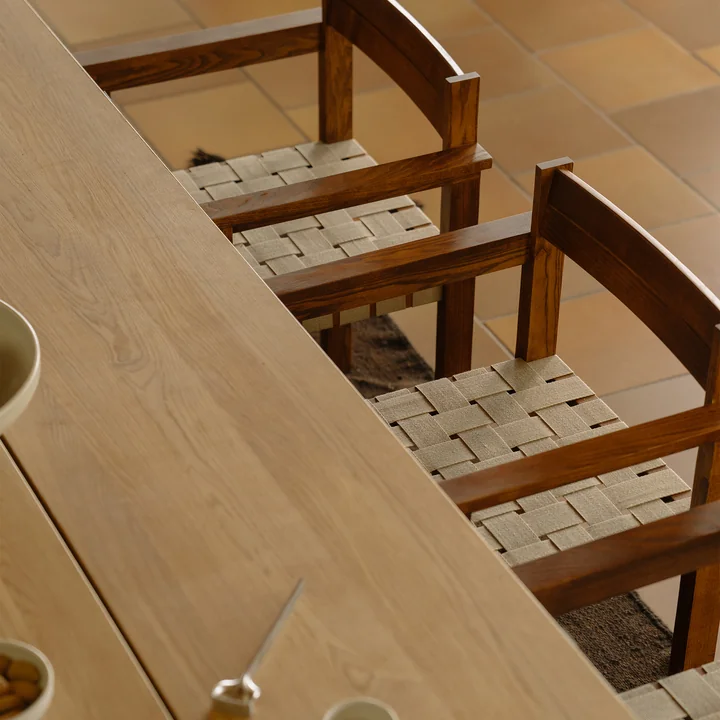 Frama - Symmetry fauteuil, frêne miel / oat