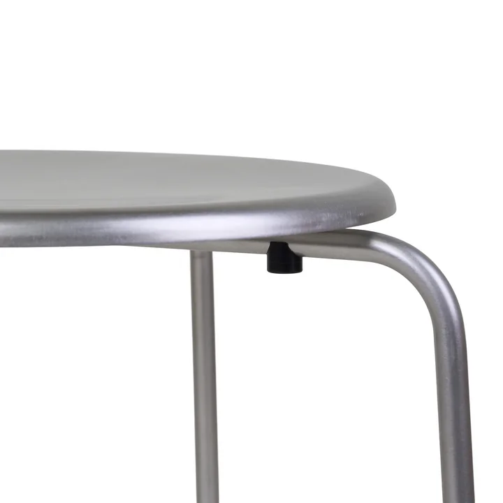 Frama - Petit Rond tabouret, acier inoxydable brossé