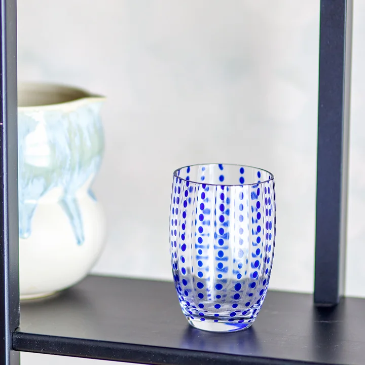 Bloomingville - Brinley Trinklas, bleu (set de 4)