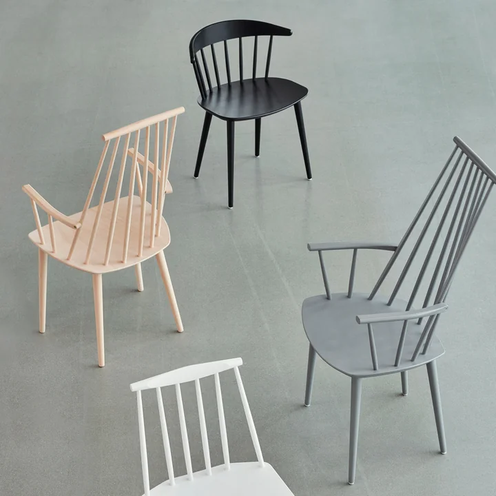 HAY - J110 Chair, naturel et gris